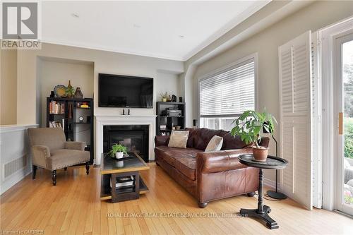 1104 Agram Drive, Oakville, ON - Indoor Photo Showing Living Room With Fireplace