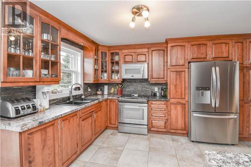 416 Wade Street, Tracadie, NB - Indoor Photo Showing Kitchen With Double Sink