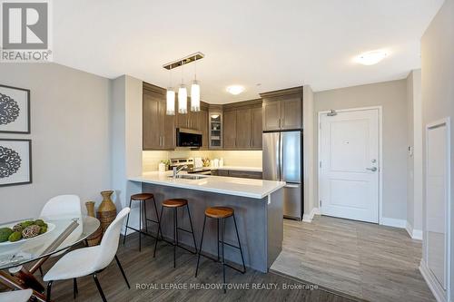 119 - 830 Megson Terrace, Milton, ON - Indoor Photo Showing Kitchen With Double Sink With Upgraded Kitchen