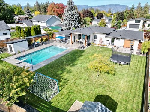 1399 Blueridge Road, Kelowna, BC - Outdoor With In Ground Pool With Deck Patio Veranda With Backyard