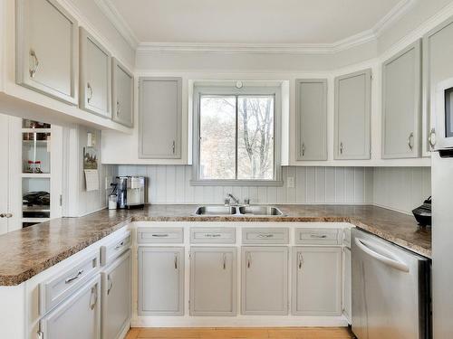 Kitchen - 111 Rg Ste-Claire, Sainte-Anne-Des-Plaines, QC - Indoor Photo Showing Kitchen With Double Sink