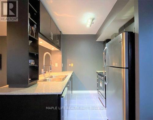 2608 - 190 Borough Drive, Toronto, ON - Indoor Photo Showing Kitchen With Double Sink