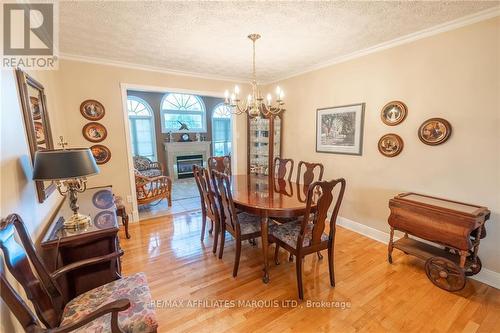 19662 County Road 19 Road, South Glengarry, ON - Indoor Photo Showing Dining Room With Fireplace