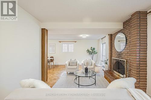 55 Angus Drive, Toronto, ON - Indoor Photo Showing Other Room With Fireplace