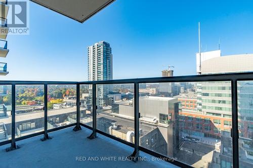 901 - 55 Duke Street W, Kitchener, ON - Outdoor With Balcony With View With Exterior