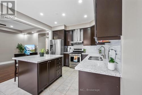 262 Cedric Terrace, Milton, ON - Indoor Photo Showing Kitchen With Double Sink With Upgraded Kitchen