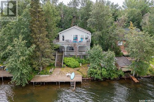 809 Byng Avenue, Wakaw Lake, SK - Outdoor With Body Of Water With Deck Patio Veranda