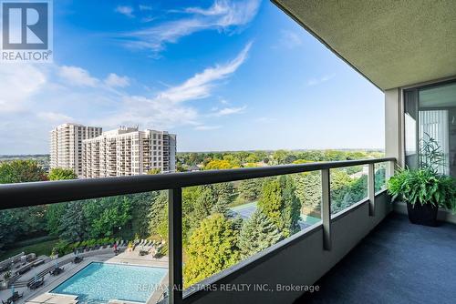 806 - 1890 Valley Farm Road, Pickering, ON - Outdoor With Balcony With View With Exterior