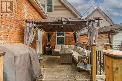 247 Kensington Avenue N, Hamilton, ON - Outdoor With Deck Patio Veranda With Exterior