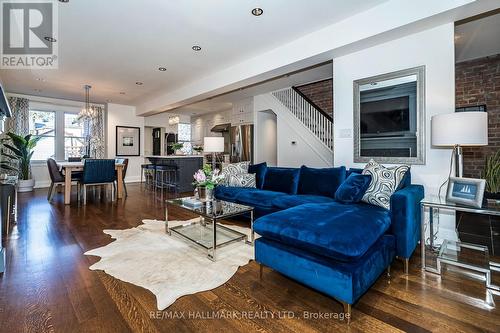 104 Monarch Park Avenue, Toronto, ON - Indoor Photo Showing Living Room With Fireplace