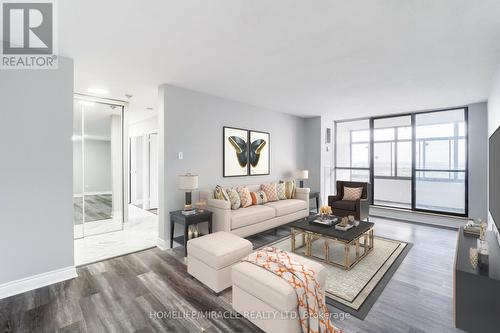 1703 - 15 Kensington Road, Brampton, ON - Indoor Photo Showing Living Room