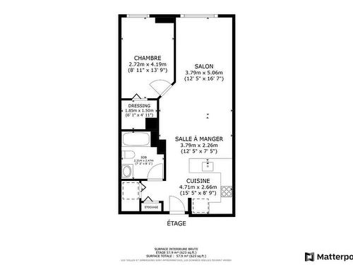 Plan (croquis) - 557-98 Rue Charlotte, Montréal (Ville-Marie), QC - Other