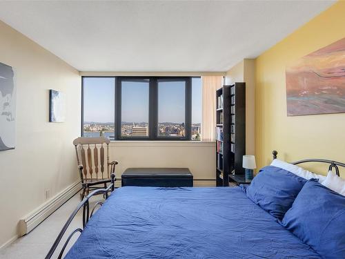 1505-647 Michigan St, Victoria, BC - Indoor Photo Showing Bedroom