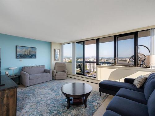 1505-647 Michigan St, Victoria, BC - Indoor Photo Showing Living Room