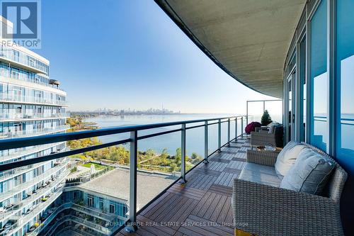 1110 - 58 Marine Parade Drive, Toronto, ON - Outdoor With Body Of Water With Balcony With Exterior