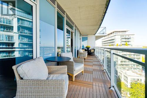 1110 - 58 Marine Parade Drive, Toronto, ON - Outdoor With Balcony With Exterior