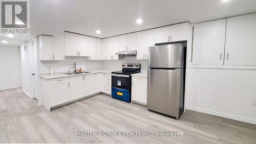 Bsmt - 48 Bunting Drive, Vaughan, ON - Indoor Photo Showing Kitchen With Stainless Steel Kitchen