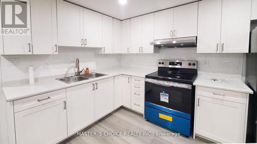 Bsmt - 48 Bunting Drive, Vaughan, ON - Indoor Photo Showing Kitchen With Double Sink