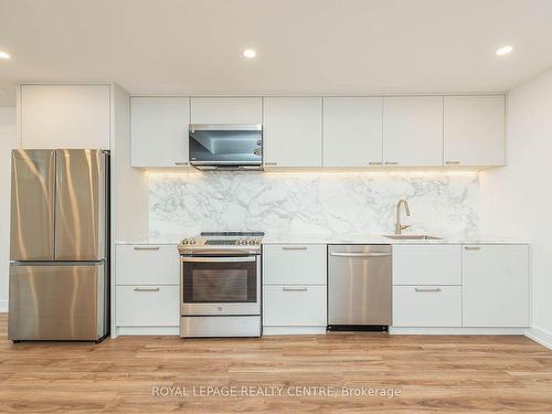 Bsmt-2421 Arbordale Dr, Mississauga, ON - Indoor Photo Showing Kitchen With Stainless Steel Kitchen With Upgraded Kitchen