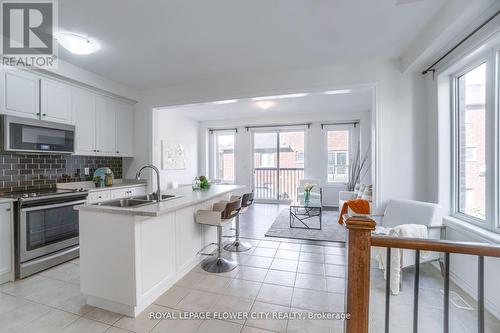 14 Faye Street, Brampton, ON - Indoor Photo Showing Kitchen With Double Sink