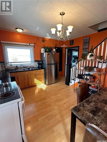 109 2Nd Street S, Cabri, SK - Indoor Photo Showing Kitchen With Double Sink