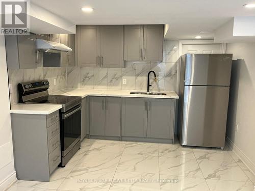 Bsmt - 4794 Dunoon Drive, Mississauga, ON - Indoor Photo Showing Kitchen With Double Sink