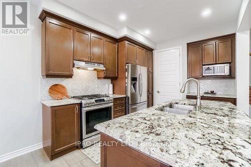 1377 Leger Way, Milton, ON - Indoor Photo Showing Kitchen With Double Sink With Upgraded Kitchen