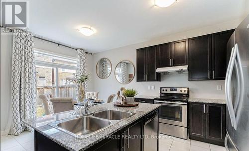 9 Humberstone Crescent, Brampton, ON - Indoor Photo Showing Kitchen With Double Sink With Upgraded Kitchen