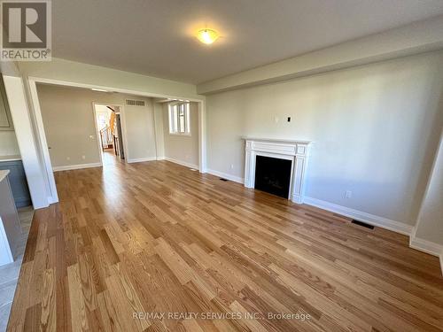 849 Knights Lane, Woodstock, ON - Indoor Photo Showing Living Room With Fireplace