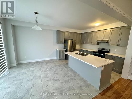 849 Knights Lane, Woodstock, ON - Indoor Photo Showing Kitchen With Stainless Steel Kitchen With Double Sink With Upgraded Kitchen