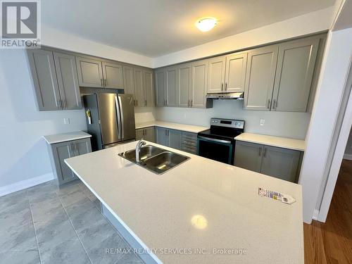 849 Knights Lane, Woodstock, ON - Indoor Photo Showing Kitchen With Stainless Steel Kitchen With Double Sink