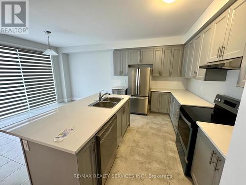 849 Knights Lane, Woodstock, ON - Indoor Photo Showing Kitchen With Stainless Steel Kitchen With Double Sink With Upgraded Kitchen