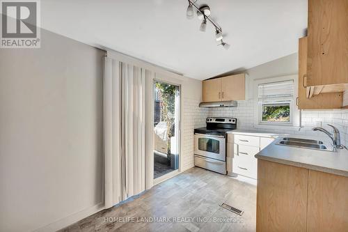 99 Connolly Street, Toronto, ON - Indoor Photo Showing Kitchen With Double Sink