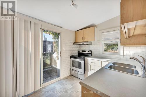 99 Connolly Street, Toronto, ON - Indoor Photo Showing Kitchen With Double Sink