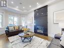 183 Byng Avenue, Toronto, ON  - Indoor Photo Showing Living Room With Fireplace 