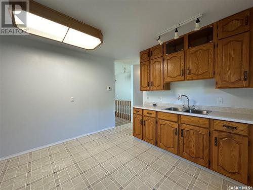 205 Phillips Street, Muenster, SK - Indoor Photo Showing Kitchen With Double Sink