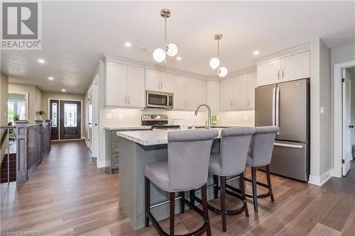 135 Ronnies Way, Mount Forest, ON - Indoor Photo Showing Kitchen With Upgraded Kitchen