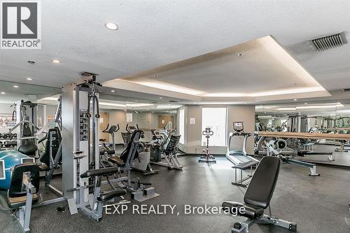 802 - 150 Dunlop Street E, Barrie, ON - Indoor Photo Showing Gym Room