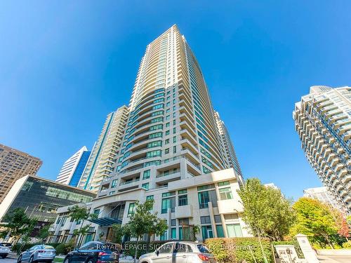 2510-18 Spring Garden Ave, Toronto, ON - Outdoor With Balcony With Facade