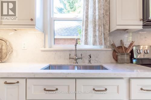 94 Queensdale Avenue E, Hamilton, ON - Indoor Photo Showing Kitchen With Double Sink