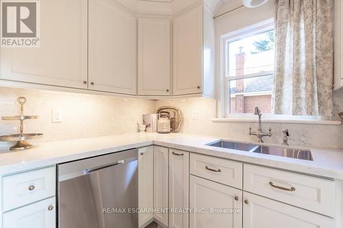 94 Queensdale Avenue E, Hamilton, ON - Indoor Photo Showing Kitchen With Double Sink