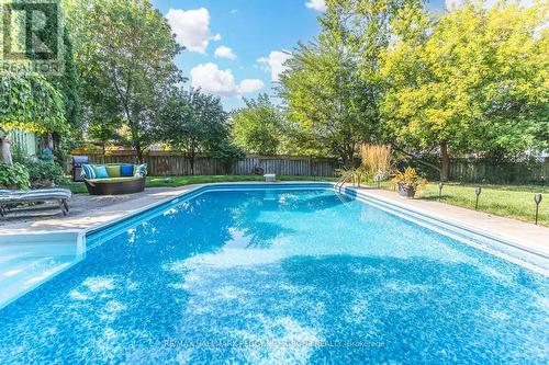 34 Ward Drive, Barrie, ON - Outdoor With In Ground Pool With Backyard