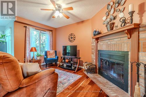 34 Ward Drive, Barrie, ON - Indoor Photo Showing Living Room With Fireplace