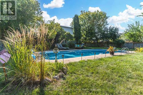 34 Ward Drive, Barrie, ON - Outdoor With In Ground Pool With Backyard