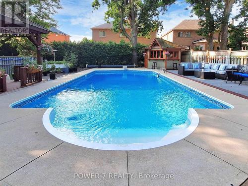 17 Macrill Road, Markham, ON - Outdoor With In Ground Pool With Deck Patio Veranda With Backyard