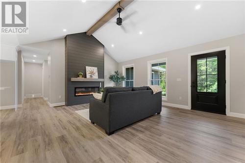 706 Royal Pines Road, Eganville, ON - Indoor Photo Showing Other Room With Fireplace