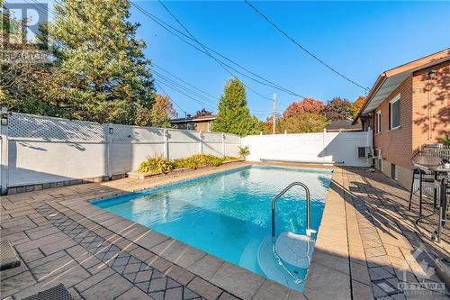 Saltwater pool - 597 Clarke Avenue, Ottawa, ON - Outdoor With In Ground Pool