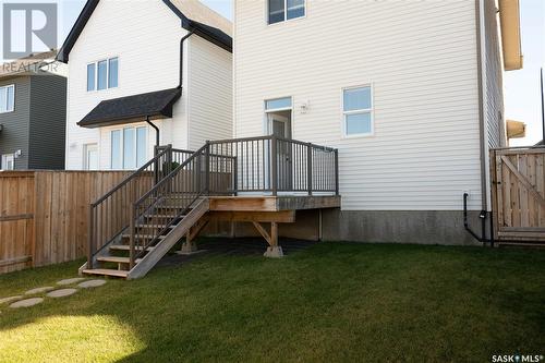 223 Newton Link, Saskatoon, SK - Outdoor With Deck Patio Veranda With Exterior