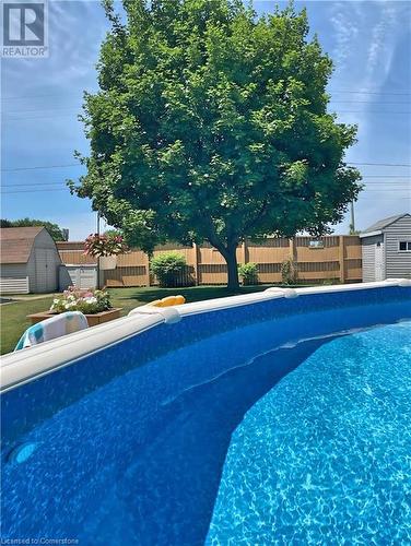 6 Vine Road, Grimsby, ON - Outdoor With Above Ground Pool