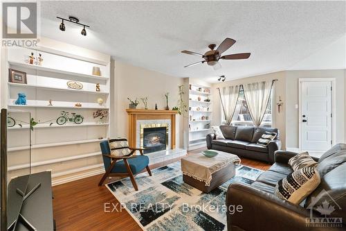 6109 Fernbank Road, Ottawa, ON - Indoor Photo Showing Living Room With Fireplace